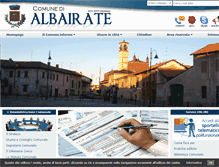 Tablet Screenshot of comune.albairate.mi.it